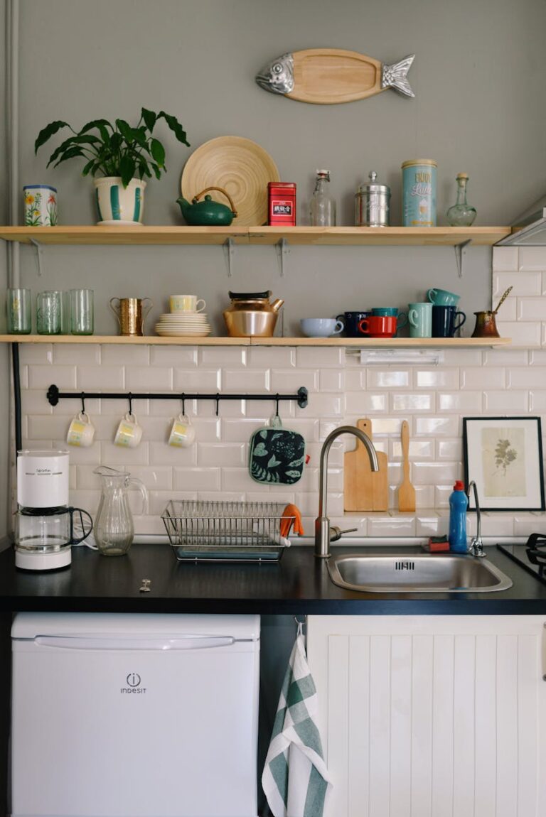 modern kitchen with appliances